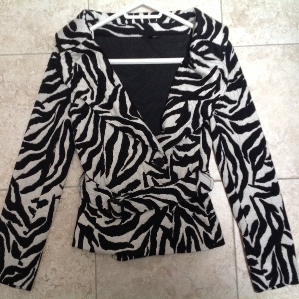 Zebra Blazer and/or Jacket